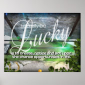Lucky Print Poster (Vorne)