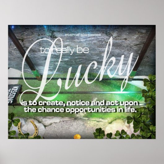 Lucky Print Poster (Vorne)