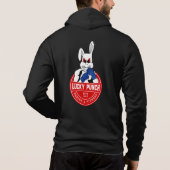 Lucky Punch Boxing - Old School Kapuzenpullover Hoodie (Rückseite)