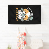 Lucky Pup mit Clover - St. Patrick's Day Gift Banner (Insitu)