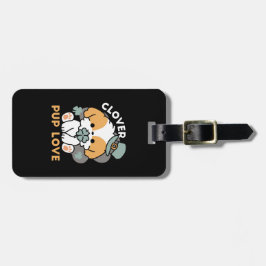 Lucky Pup mit Clover - St. Patrick's Day Gift Gepäckanhänger