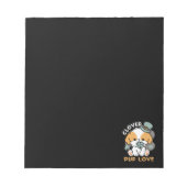 Lucky Pup mit Clover - St. Patrick's Day Gift Notizblock (Vorderseite)