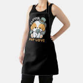 Lucky Pup mit Clover - St. Patrick's Day Gift Schürze (InSitu)