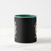 Lucky Pup mit Clover - St. Patrick's Day Gift Tasse (Zentrum)