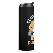 Lucky Pup mit Clover - St. Patrick's Day Gift Thermosbecher (Nach links gedreht)