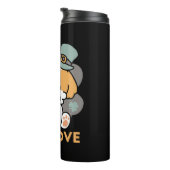 Lucky Pup mit Clover - St. Patrick's Day Gift Thermosbecher (Nach rechts gedreht)