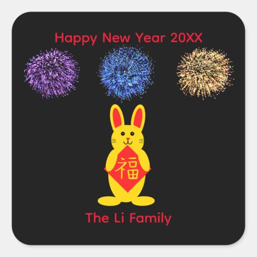 Lucky Rabbit #2-3 Stickers (Vorderseite)