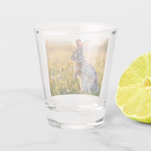 Lucky Rabbit Foot Schnapsglas (Rückseite)