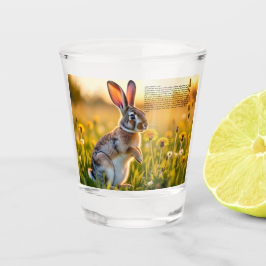 Lucky Rabbit Foot Schnapsglas (Vorderseite)