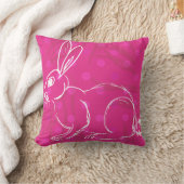 Lucky Rabbit Kissen (Decke)