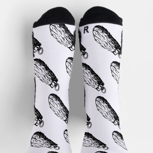 Lucky Rabbit's Foot Athletic Crew Socks Socken (Oben)