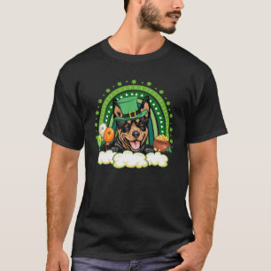 Lucky Rainbow Australian Kelpie Kleeblatt St Patri T-Shirt