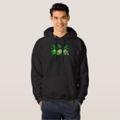 Lucky Rainbow Gnome Happy St Patrick's Day Kids Wo Hoodie (Vorne ganz)