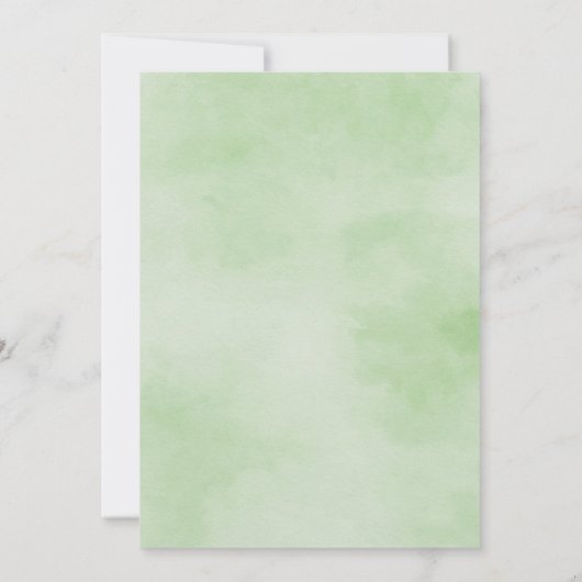 Lucky Rainbow Unicorn Three ist ein Scharm Geburts Einladung (Rückseite)