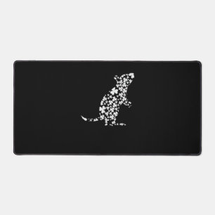 Lucky Rat Kleeblatts Irish St Patricks Niedlich Cl Schreibtischunterlage