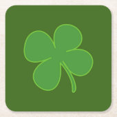 Lucky Rechteckiger Pappuntersetzer (Vorderseite)