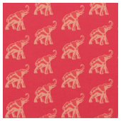 Lucky Red Elefant Stoff (Nahaufnahme)