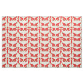 Lucky Red Elefant Stoff (Fat Quarter (45,7 x 55,9 cm))