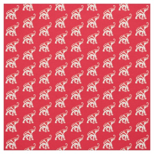 Lucky Red Elefant Stoff (Muster)