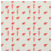 Lucky Red Elefant Stoff (Muster)
