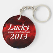 Lucky Red Schlüsselanhänger (Rückseite)