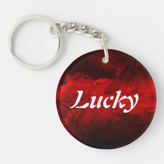 Lucky Red Schlüsselanhänger (Vorderseite)