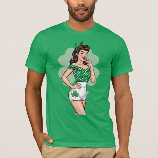 Lucky Retro Glam T-Shirt (Vorderseite)