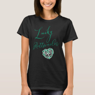 Lucky Rottweiler Hund Mama für Frauen T-Shirt