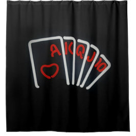 Lucky Royal Flush Duschvorhang