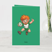 Lucky Run Match Day Magic St. Patrick’s Wochenende Karte (Rückseite)