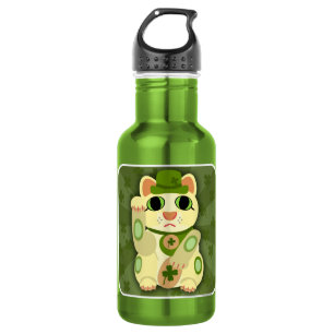 Lucky Saint Patrick's Day Cat Trinkflasche