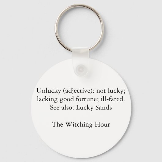 Lucky Sands Schlüsselkette Schlüsselanhänger (Vorderseite)