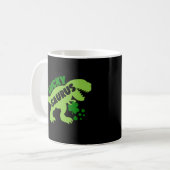 Lucky Saurus - St. Patrick's Day Dino Kaffeetasse (Vorderseite Links)