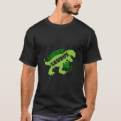 Lucky Saurus - St. Patrick's Day Dino T-Shirt (Vorderseite)