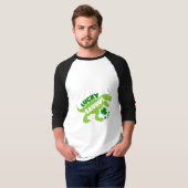 Lucky Saurus - St. Patrick's Day Dino T-Shirt (Vorne ganz)