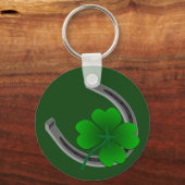 Lucky Schlüsselanhänger 4 Leaf Klee Schlüsselkette (Vorderseite)