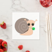 Lucky Schnecke Serviette (Beispiel)