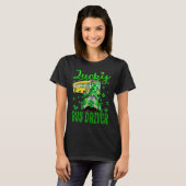 Lucky School Bus Driver St Patrick's Day Saint Pad T-Shirt (Vorne ganz)