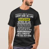 Lucky Schwiegersohn hat eine phantastische Mutter- T-Shirt (Vorderseite)