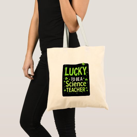 Lucky Science Teacher Tragetasche (Vorderseite (Produkt))