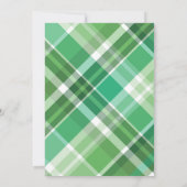 Lucky Seven Birthday Einladung (Rückseite)