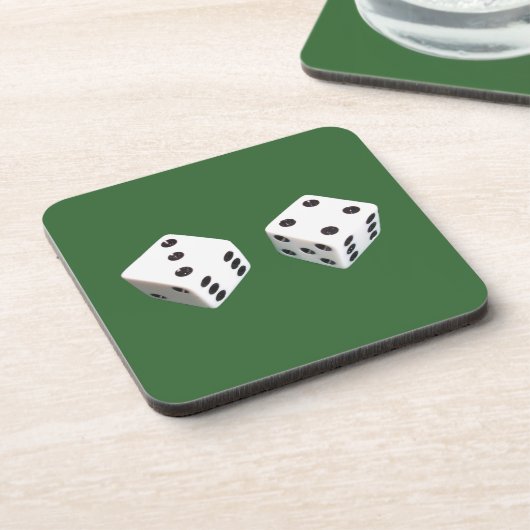 Lucky Seven Roll of Dice Untersetzer (Linke Seite)