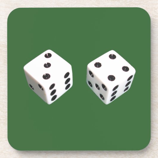 Lucky Seven Roll of Dice Untersetzer (Vorderseite)