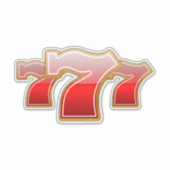 Lucky Sevens 777 Aufkleber (Vorderseite)