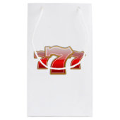 Lucky Sevens - Slot Machine Jackpot Kleine Geschenktüte (Rückseite)