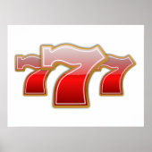 Lucky Sevens - Slot Machine Jackpot Poster (Vorne)
