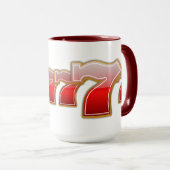 Lucky Sevens - Slot Machine Jackpot Tasse (VorderseiteRechts)
