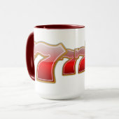 Lucky Sevens - Slot Machine Jackpot Tasse (Vorderseite Links)