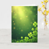 Lucky Shamrock Springtime Card Karte (Gelbe Blume)