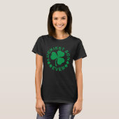 Lucky Shamrock St Patrick s Day Luckiest Son Ever T-Shirt (Vorne ganz)